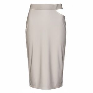 Dolls kill white cut out maxi skirt large new without tag